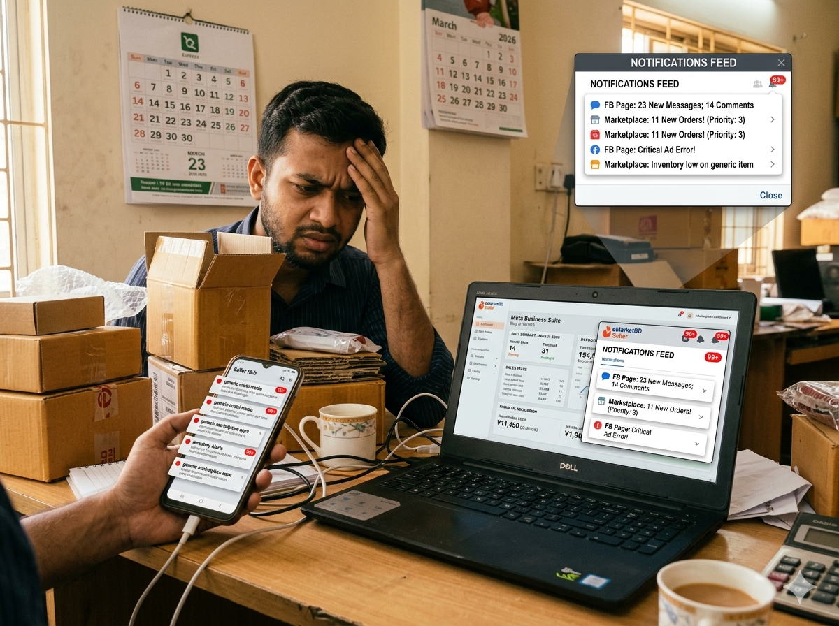 দারাজ ও ফেসবুকের সমস্যা